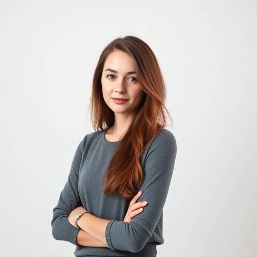 Ein professionelles Studio-Portrait einer jungen Frau, entstanden im Kurs Studio-Portraitfotografie.