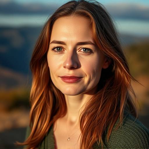 Portrait von Anna Meier, erfahrene Landschaftsfotografin